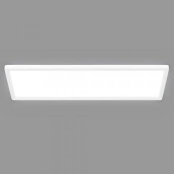 Plafón LED Tava A, 58x20 cm, plástico, blanco, 14W, 3000 lm, EEK A