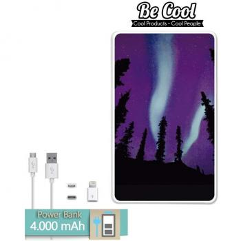 Becool® - Batería Externa Power Bank 4000 mah + Gratis 1 cable USB-MicroUsb