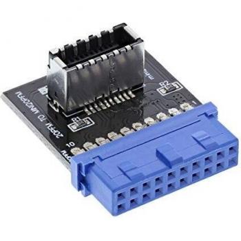 Tarjeta y adaptador interno USB 3.2 Gen 1 (3.1 Gen 1) con panel frontal Key-A