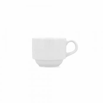 Taza Bidasoa Glacial Cerámica Blanca 100 ml