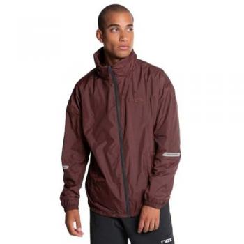 Nox Windbreaker Chaqueta De Entrenamiento Hombres - Rojo Oscuro, chaqueta de entrenamiento para hombres, material ligero y transpirable, diseño moderno, ideal para actividades deportivas y al aire libre