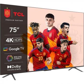 TCL 75P735 75 LED UltraHD 4K HDR10+ Google TV con Dolby Vision, Dolby Atmos y Asistente de Google Integrado