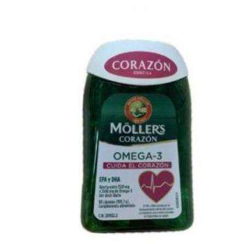 Moller's Heart Omega-3 80 Capsules - Supports Heart Health