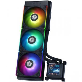 Disipador de Refrigeración Líquida Lian Li Hydroshift 360R BK - Radiador de 360mm, bomba integrada, compatibilidad con sockets Intel y AMD, iluminación RGB personalizable, ventiladores de alto rendimiento incluidos