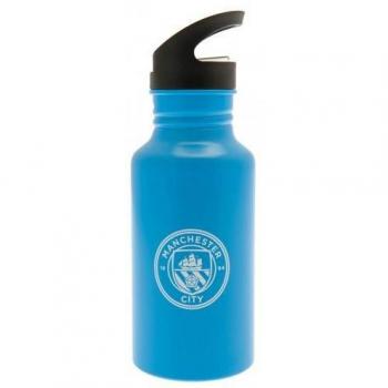 Botella de agua de aluminio Manchester City FC Haaland Azul One Size