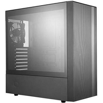 Cooler Master MasterBox NR600 compatible con ATX MB, ventilación de malla frontal y panel lateral de cristal templado