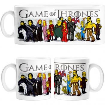 Taza Juego de Tronos personajes Los Simpsons Game of Thrones