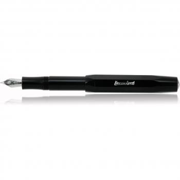 Kaweco Skyline Sport Pluma estilográfica, color negro, grosor EF