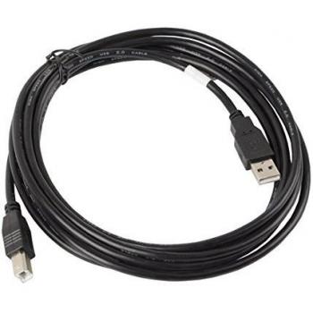 LANBERG CABLE USB-A MACHO A USB-B MACHO CA-USBA-10CC-0030-BK,NEGRO,3 METROS