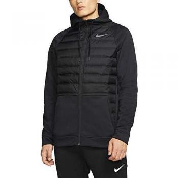 NIKE Therma Sudaderas, Hombre, Black/Black/Dark Grey, S