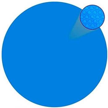 vidaXL Floating Round PE Solar Pool Film 250 cm Blue