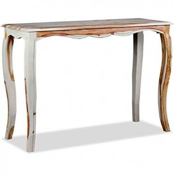 vidaXL Mesa consola de madera maciza de sheesham 110x40x76 cm