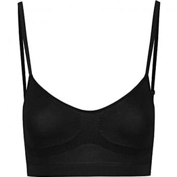 Bye Bra Seamless Medium Control Bra - Black Size S