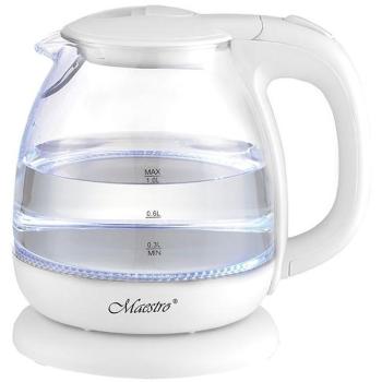 Hervidor eléctrico Maestro MR-055, 1L, vidrio resistente, apagado automático, iluminación interior