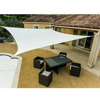 Vela de Sombra Rectangular Color Crema 4 x 5 m Werka Pro