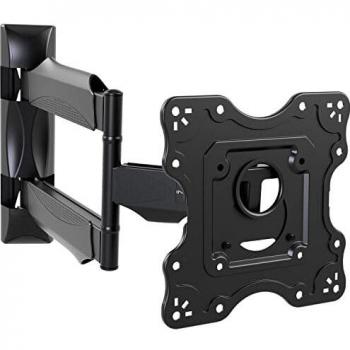 Invision Soporte de Pared para TV 26-42 Pulgadas - Montaje en Pared Ultra Delgado Articulado - Inclinación y Giratorio - MAX VESA 200x200 mm - hasta 40 kg de Peso