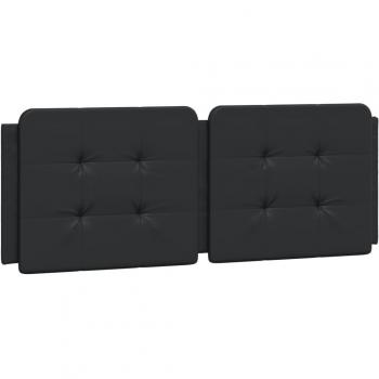 vidaXL Black Faux Leather Headboard Cushion 53.9