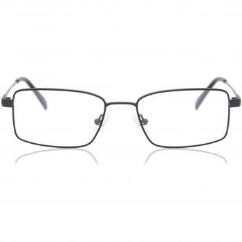 Gafas Anti-Azules Rectángulo Montura Completa Metal Negras Lentes Recetadas para Hombre - SmartBuy Collection
