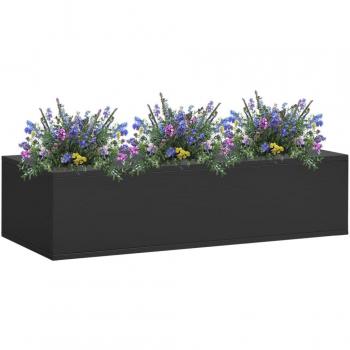 vidaXL Office Flower Box Anthracite 90x40x23 cm Steel