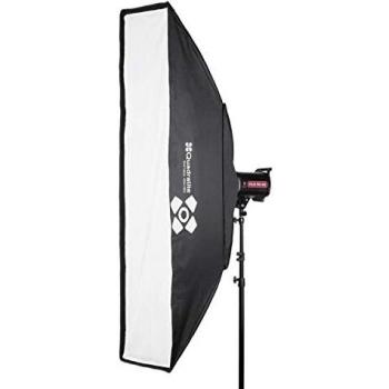 Softbox Rectangular 40x180cm Quadralite con Montaje Bowens