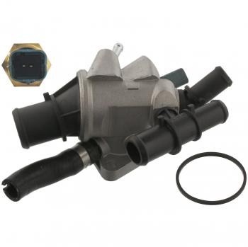 Caja del termostato FEBI BILSTEIN 36980 con junta, compatible con Fiat Punto