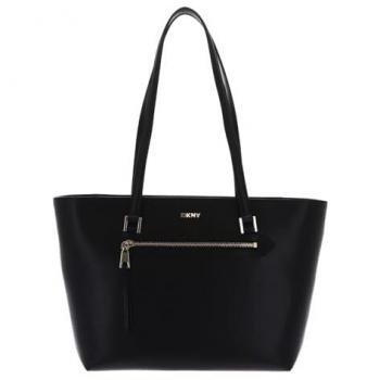 DKNY Bryant Shopper Bag Leather, Black, ONE SIZE