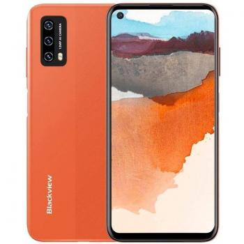Blackview A90 Smartphone 4GB RAM 64GB ROM NFC Android 11 Dual SIM 6.39 Pulgadas HD+ Pantalla USB Tipo-C Batería 4280mAh Naranja