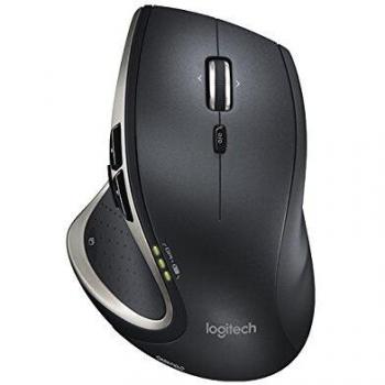 Logitech Performance Mouse MX RF inalámbrico Laser 1500DPI Negro, Plata mano derecha - Ratón