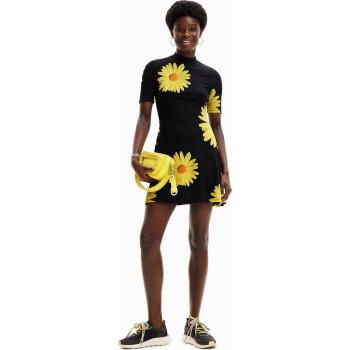 Vestido Desigual estampado negro