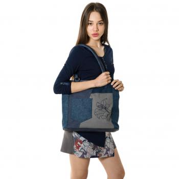 Smash! Breza, Shopper para Mujer, Azul