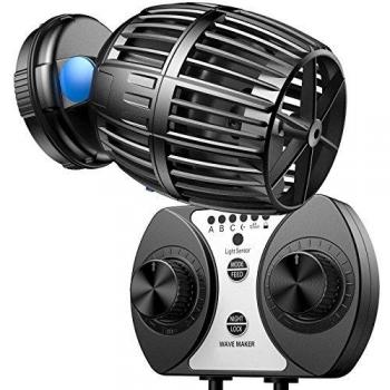 Bomba de Circulación Sunsun CW-160 para Acuario 1700-20000 l/h 60W con Generador de Olas, Soporte Magnético y Controlador