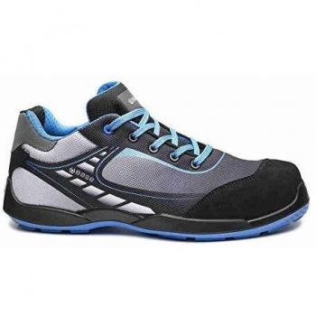 Base Protection, Bowling Calzado de Seguridad para Hombres y Mujeres, Negro y Azul, Talla 36
