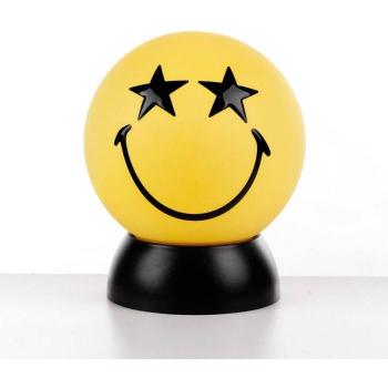 Lámpara de mesa infantil SMILEY Plástico Amarillo Star Eyes Globe