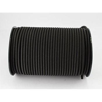 30 M Black Bungee Cord 8 MM with Tensioning Rope / Tarpaulin Rope Elasticated by monoflex