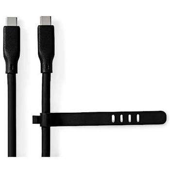 Cable USB 3.2 Gen 2 Tipo C a Tipo C Flexible de 1 m, 240 W, 20 Gbps, Negro