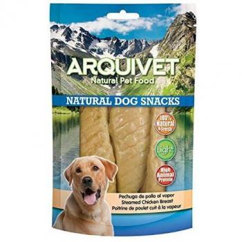 Arquivet All Natural Steamed Chicken Breast Snack For Dogs 110 Gr