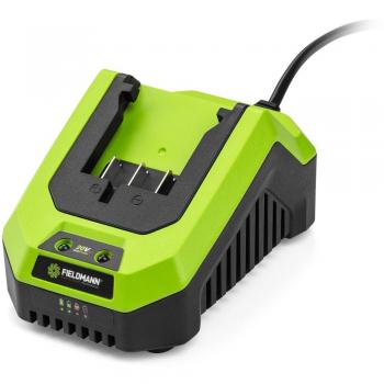 Cargador Rápido FIELDMANN FDUZ 79100 para Batería de 20V - Carga 2Ah en 60 min - Compatible con 2Ah y 4Ah