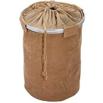 Wenko Pongotodo Cordoba Cesta para La Ropa 68 L, Poliéster, Beige, 40x40x54 cm