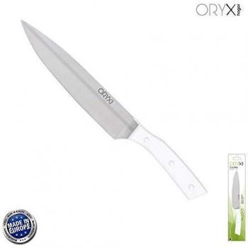 ORYX 5800120 Cuchillo Alaska Cocinero/Chef Hoja Acero Inoxidable 20 cm. Blanco