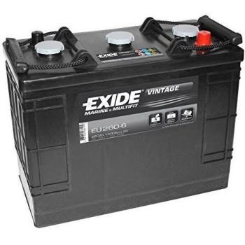 Exide - Batería para camión EU-260/6 6V 260Ah 1300A