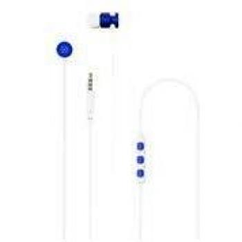 Auriculares con cable UP1000 - Jack 3,5mm Blanco y Azul