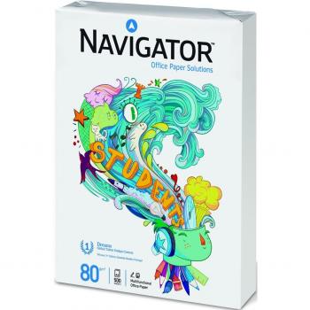 Papel de 500 Hojas de 80 grs DinA4 Navigator Students Blanco