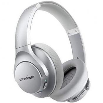 Anker Soundcore Life Q20 audífonos Bluetooth, cancelación de Ruido Activo híbrido, 40 Horas de reproducción, Audio de altagraves Profundos, Auriculares inalámbricos para Viajes, Trabajo