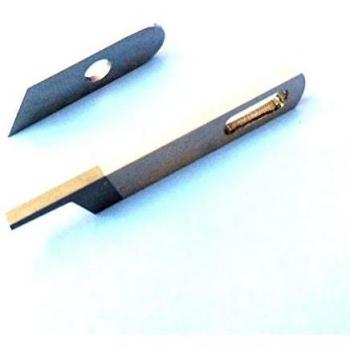 HONEYSEW Upper Knife 412585 & Lower Knife 550449 para Singer 14CG754 Pfaff 4762 4772 Babylock Serger Machine