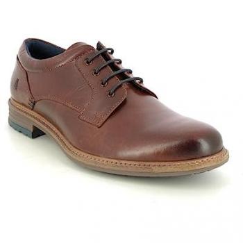 Hush Puppies Men's Julian Tan Leather Lace-Up Oxford Shoes - Size UK 9