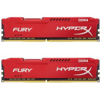 HyperX Fury Memory Red 16GB DDR4 2133MHz Kit 16GB DDR4 2133MHz módulo de - Memoria