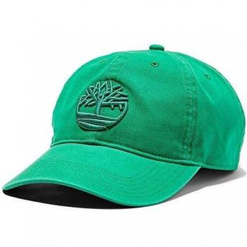 TIMBERLAND COTTON CANVAS BB CAP GREEN