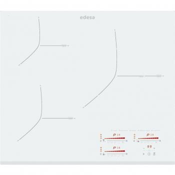Edesa EIMS6330BWH Placa de Inducción 3 Zonas con Función Booster Color Blanco