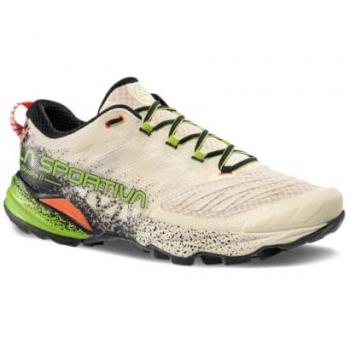 La Sportiva Akasha II - Zapatillas de trail running para hombre, color blanco y verde, talla 46