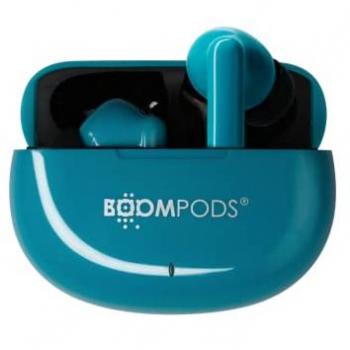 Auriculares In-Ear Inalámbricos Boompods Tide Skim TWS Azul con ANC, 20 horas de batería, estuche de carga magnético y resistencia al agua IPX4
